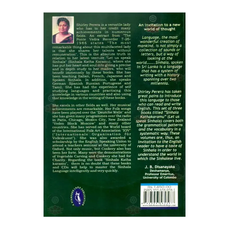 Let Us Speak Sinhala - Volume 02