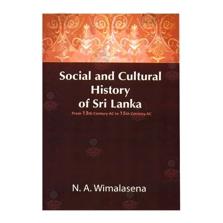 Social And Cultural History Of Sri Lanka | Books | BuddhistCC Online BookShop | Rs 2,500.00