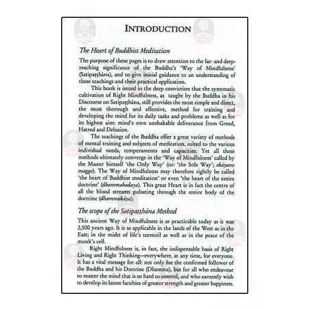 THE HEART OF BUDDHIST MEDITATION ヴィパッサナー The Heart of Buddhist Meditation: The Buddha's Way of Mindfulness