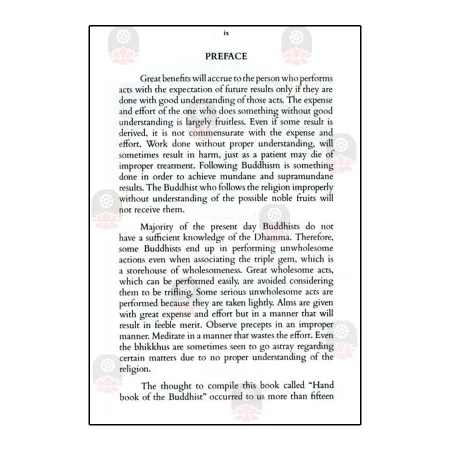 Handbook Of The Buddhist
