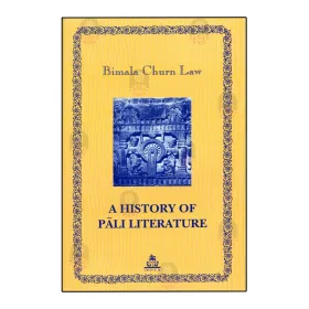 A History Of Pali Literature