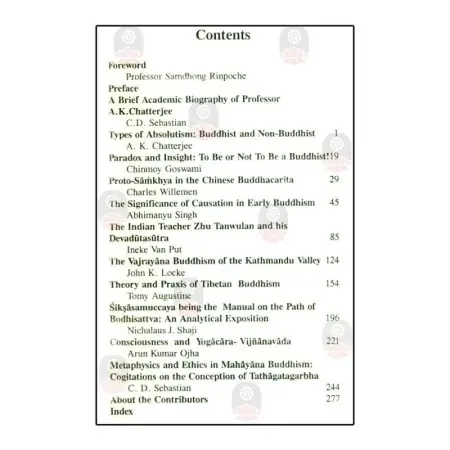 RECENT RESEARCHES IN BUDDHIST STUDIES