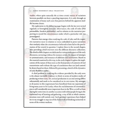 Early Buddhist Oral Tradition