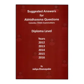 Diploma Level-Suggested Answers For Abhidhamma Questions