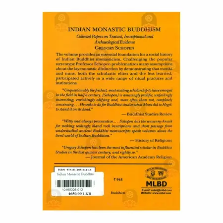 Indian Monastic Buddhism