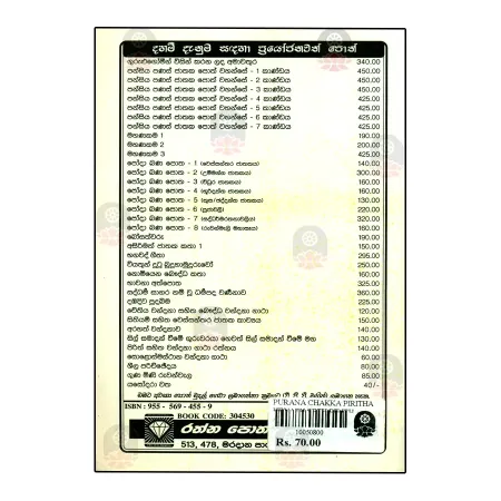 Purana Chakka Piritha Hevath Seth Pirith